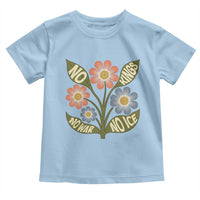 Wildflower Freedom Protest Toddler T Shirt No Kings No Wars No Ice