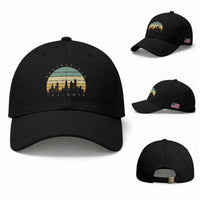 Vintage Springfield Illinois Pride Baseball Cap Scenic Cityscape Gift