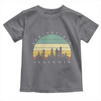Vintage Springfield Illinois Pride Toddler T Shirt Scenic Cityscape Gift