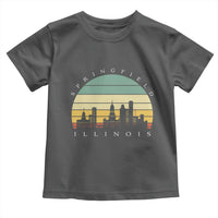 Vintage Springfield Illinois Pride Toddler T Shirt Scenic Cityscape Gift