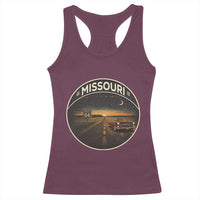 Missouri State Route Highway 66 Racerback Tank Top Mother Road Travel Gift