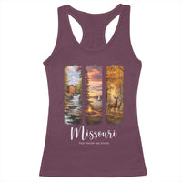 Missouri The Show Me State Racerback Tank Top Midwest Pride