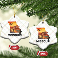 Missouri State Map Nature Travel Ceramic Ornament The Show Me State Pride