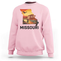 Missouri State Map Nature Travel Sweatshirt The Show Me State Pride