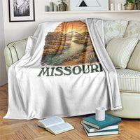 Missouri Outdoors Adventure Throw Blanket The Show Me State Souvenir