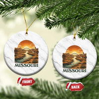 Missouri Outdoors Adventure Ceramic Ornament The Show Me State Souvenir
