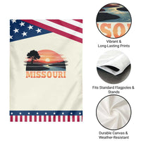 Vintage Missouri Outdoors Garden Flag Midwest Nature Landscape