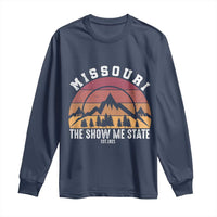 Vintage Missouri Travel Long Sleeve Shirt The Show Me State Pride