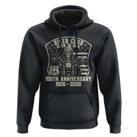 Vintage Biker Club Born To Ride Hoodie 100th Anniversary Mother Road