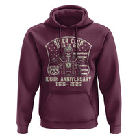 Vintage Biker Club Born To Ride Hoodie 100th Anniversary Mother Road