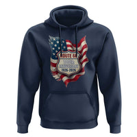Route Highway 66 Centennial Hoodie Vintage American Flag Patriotic Gift