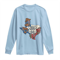 Texas Route Highway 66 Adventure Long Sleeve Shirt Desert Road Trip Graphic