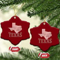 Texas Route Highway 66 Biker Ceramic Ornament Vintage Biker Road Trip