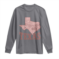 Texas Route Highway 66 Biker Long Sleeve Shirt Vintage Biker Road Trip