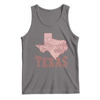 Texas Route Highway 66 Biker Tank Top Vintage Biker Road Trip