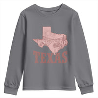 Texas Route Highway 66 Biker Youth Sweatshirt Vintage Biker Road Trip