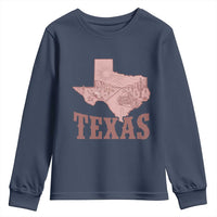 Texas Route Highway 66 Biker Youth Sweatshirt Vintage Biker Road Trip