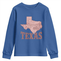 Texas Route Highway 66 Biker Youth Sweatshirt Vintage Biker Road Trip