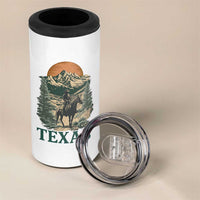 Texas Western Cowboy Life 4 in 1 Can Cooler Tumbler Vintage Horse Riding Graphic