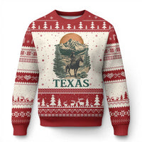 Texas Western Cowboy Life Ugly Christmas Sweater Vintage Horse Riding Graphic