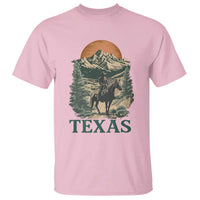 Texas Western Cowboy Life T Shirt Vintage Horse Riding Graphic