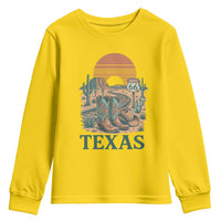 Vintage Route Highway 66 Texas Youth Sweatshirt Amarillo Road Trip Adventure