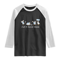 Funny Just A Soccer Goose Raglan Shirt Argentina Soccer Lover