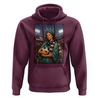 Funny Statue Of Liberty Soccer Gift Hoodie USA Football Pride