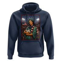 Funny Statue Of Liberty Soccer Gift Hoodie USA Football Pride