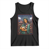Funny Statue Of Liberty Soccer Gift Tank Top USA Football Pride