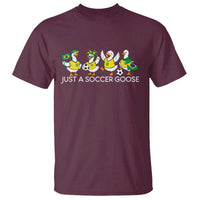 Funny Just A Soccer Goose T Shirt Brazil Football Fan
