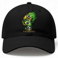 Brazil Soccer Fan 2026 Gift Baseball Cap Vai Brasil