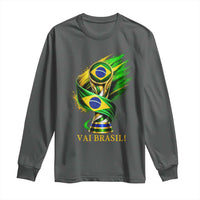 Brazil Soccer Fan 2026 Gift Long Sleeve Shirt Vai Brasil