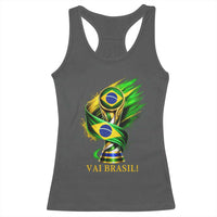 Brazil Soccer Fan 2026 Gift Racerback Tank Top Vai Brasil