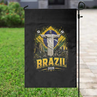Brazilian Futbol 2026 Garden Flag Christ The Redeemer Football Pride