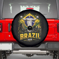 Brazilian Futbol 2026 Spare Tire Cover Christ The Redeemer Football Pride