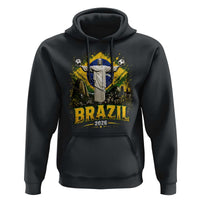 Brazilian Futbol 2026 Hoodie Christ The Redeemer Football Pride