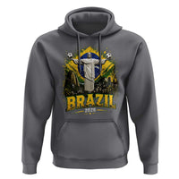 Brazilian Futbol 2026 Hoodie Christ The Redeemer Football Pride