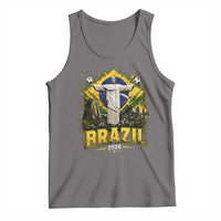 Brazilian Futbol 2026 Tank Top Christ The Redeemer Football Pride