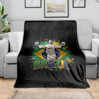 Latin Pride Christ The Redeemer Graphic Throw Blanket Brazilian Football 2026