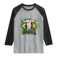 Latin Pride Christ The Redeemer Graphic Raglan Shirt Brazilian Football 2026