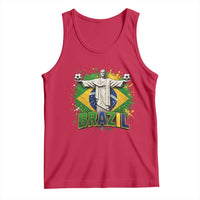 Latin Pride Christ The Redeemer Graphic Tank Top Brazilian Football 2026