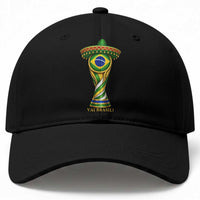 Brazil Football Supporter Gift Baseball Cap Vai Brasil