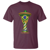 Brazil Football Supporter Gift T Shirt Vai Brasil