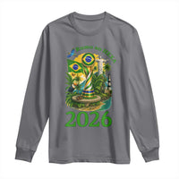 Rumo Ao Hexa Long Sleeve Shirt Brazil Soccer Fan 2026 Graphic