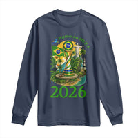 Rumo Ao Hexa Long Sleeve Shirt Brazil Soccer Fan 2026 Graphic