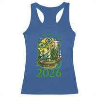 Rumo Ao Hexa Racerback Tank Top Brazil Soccer Fan 2026 Graphic
