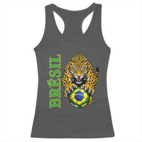 Brazil Soccer Jaguar Racerback Tank Top Football Supporter Gift