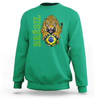 Brazil Soccer Jaguar Sweatshirt Football Supporter Gift