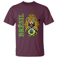 Brazil Soccer Jaguar T Shirt Football Supporter Gift